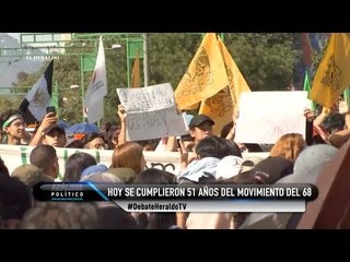 A 51 años de la matanza de Tlatelolco durante movimiento estudiantil en 1968