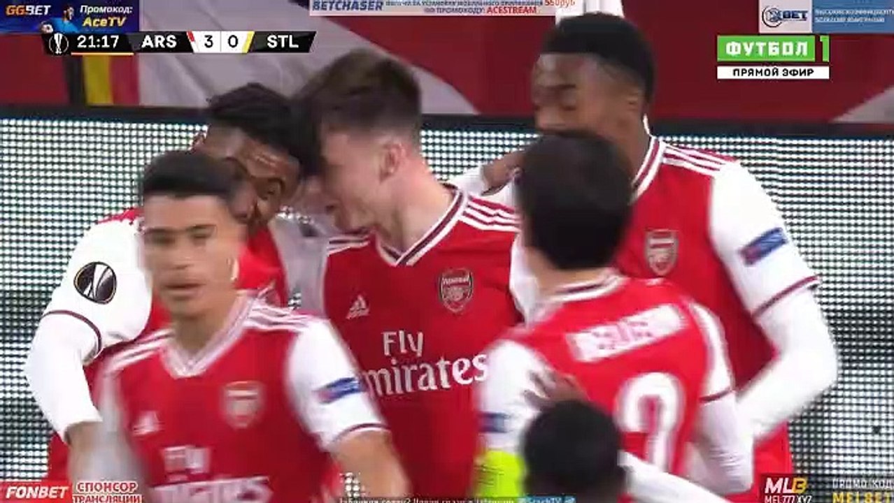Willock J. Goal HD - Arsenal	3-0	St. Liege 03.10.2019