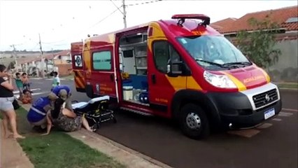 Idosa sofre luxação em punho ao sofrer queda no Riviera e Siate é mobilizado