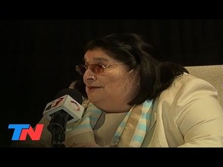 La conferencia de prensa de Mercedes Sosa en su vuelta al festival de Cosquín