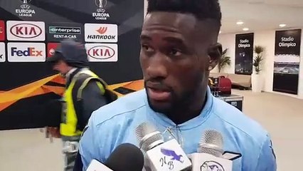 Lazio - Rennes, Bastos in zona mista