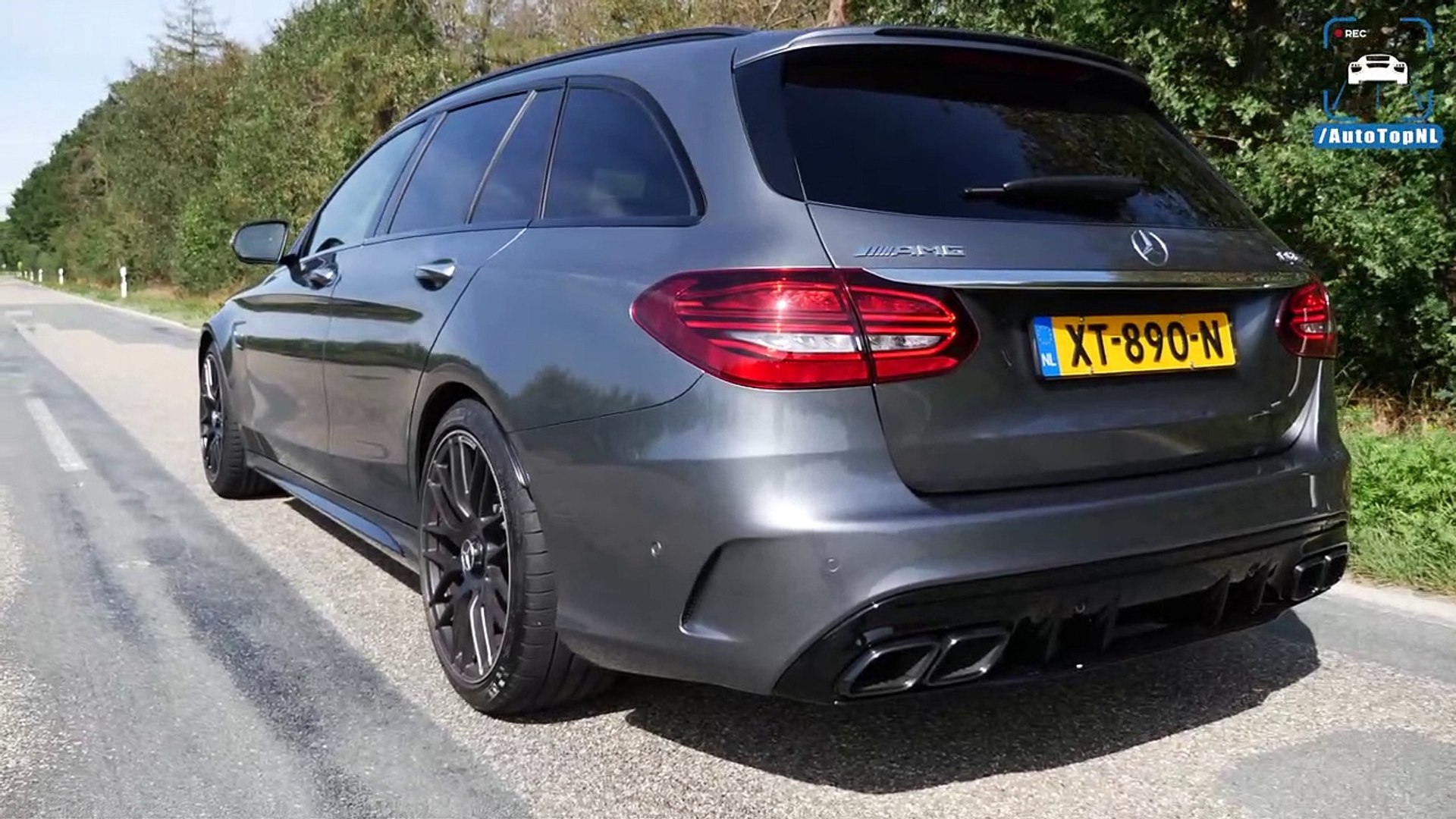 Mercedes C63 S Amg 2020 Estate Sound Revs Onboard By Autotopnl Dailymotion Video