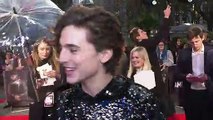 Timothée Chalamet talks sequins, politics and bowl cuts