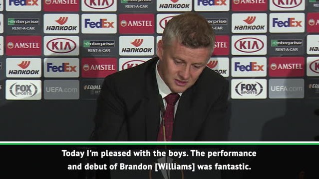 Solskjaer reserves special praise for Man United debutant Williams