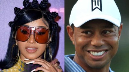 Cardi B Praises Tiger Woods, Says She Will Name Album After Him