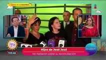 ¿Qué dijeron los hijos de José José tras su reconciliación?