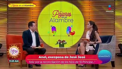 Anel, feliz por la reconciliación de los hijos de José José