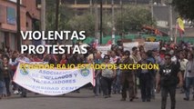 Ecuador bajo estado de excepción por violentas protestas tras alza de combustibles
