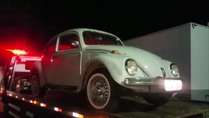 Fusca que foi furtado no final da tarde é recuperado pela PM