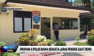 Propam: 6 Polisi Bawa Senjata Laras Pendek Saat Demo