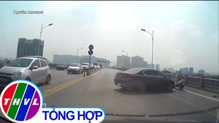 THVL | Xử phạt nữ tài xế quay đầu ô tô trên cầu tại Hà Nội