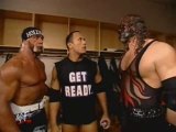 WWE - Hogan, Kane, and The Rock trash talking NWO