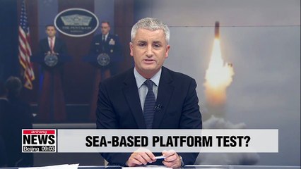 N. Korea's missile test may have come from sea-based platform, not submarine: U.S. military
