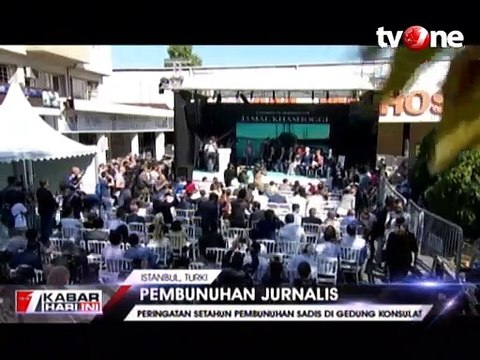 Jurnalis Peringati Satu Tahun Pembunuhan Sadis Khashoggi