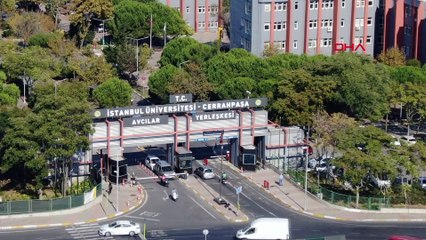 İstanbul Üniversitesi Cerrahpaşa’daki hasar havadan görüntülendi