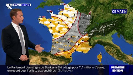 La météo pour ce vendredi 4 octobre 2019