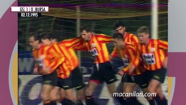 02.12.1995 - 1995-1996 Turkish 1st League Matchday Galatasaray 3-1 Bursaspor