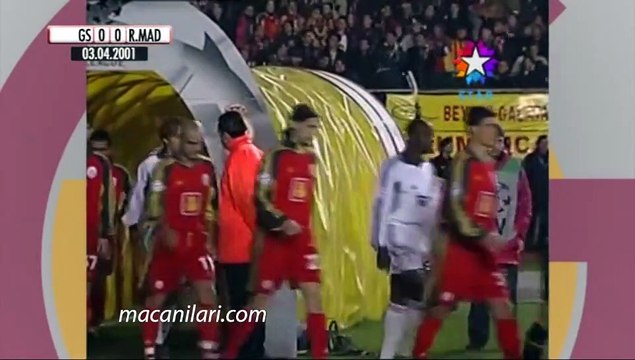 03.04.2001 - 2000-2001 UEFA Champions League Quarter Final 1st Leg Galatasaray 3-2 Real Madrid (Long Highlight)