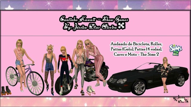 Andando de Bicicleta, Roller, Patins (Gelo), Patins (4 rodas), Carro e Moto - TS2 (Jéh Dias O.)