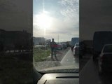 Pamjet nga aksidenti me vdekje në autostradën Tiranë-Durrës