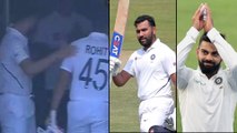 IND vs SA 2019,1st Test : Rohit Sharma Gets Pat From Virat Kohli, After His Stunning Performance