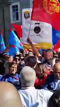 Whirlpool Napoli, lavoratori protestano a Roma (04.10.19)