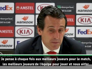 Groupe F - Emery : "Ozil doit continuez à travailler"