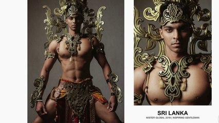 Les tenues traditionnelles de Mister Global