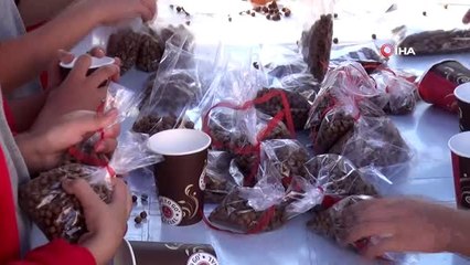 Minik öğrencilerden hayvanlar için anlamlı etkinlik