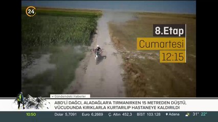 8. Etap cumartesi 12.15'te 24 TV'de