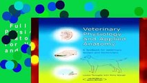 Full version  Veterinary Physiology and Applied Anatomy: A Textbook for Veterinary Nurses and