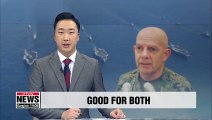 Joint drills are good for both South Korea and the U.S.: Berger