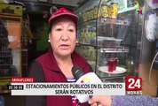 Miraflores: vecinos saludan ordenanza de estacionamiento público rotativo
