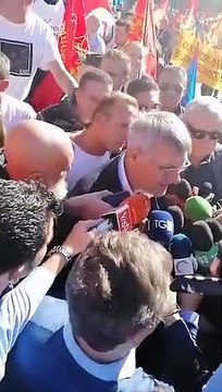 Whirlpool Napoli, Landini sfila a Roma con i lavoratori (04.10.19)