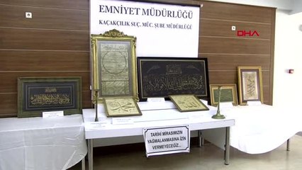 Camilerden çalınan eserleri satmak isteyen 7 kişi yakalandı