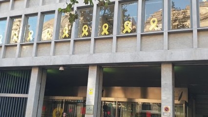 Lazos amarillos en la conselleria de Agricultura