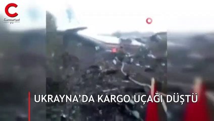İspanya’dan İstanbul’a giden kargo uçağı Ukrayna’da düştü: 5 ölü