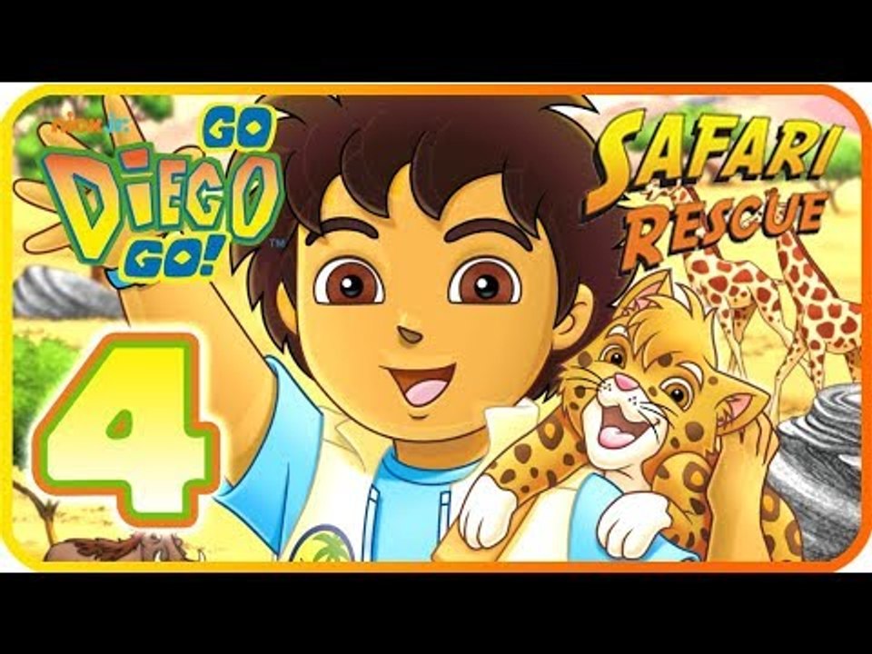 Go, Diego, Go! Safari Rescue Part 4 (Wii, PS2) Saving the Cheetah cubs, the Hippos and the Turtle