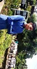 श्रद्धालुओं की मारुति वेन और बस में आपस मे भिड़ंत