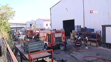 Sincan organize sanayi bölgesinde fabrika yangını