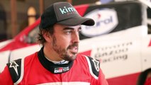 Entrevista a Fernando Alonso antes del Rally de Marruecos