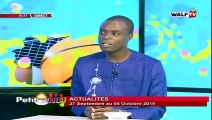 Revue de l'actualité avec Moustapha Diop - Petit Déj du 04 oct. 2019