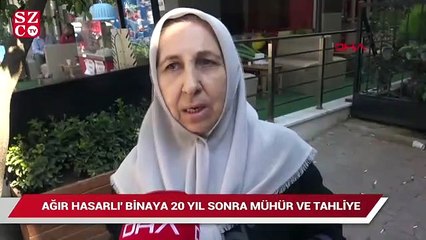 İstanbul’da ağır hasarlı binaya 20 yıl sonra mühür ve tahliye