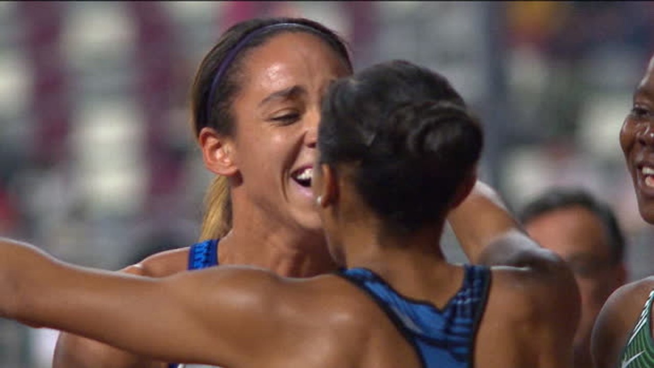 Katarina Johnson-Thompson wins heptathlon gold