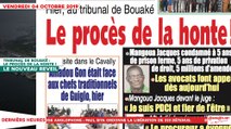 Le Titrologue du 04 Octobre 2019 : Condamnation de Mangoua Jacques, le procès de la honte !