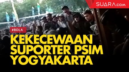 Kekecewaan Suporter PSIM Yogyakarta usai Tumbang dari Sulut United
