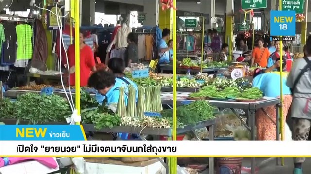 เปิดใจยายนวยขายอาหารพื้นบ้านไม่มีเจตนาจับนกใส่ถุง | NEW18