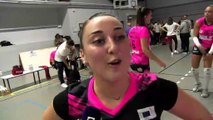 Mathilde Schoenauer après la victoire d'Istres Volley contre Nîmes