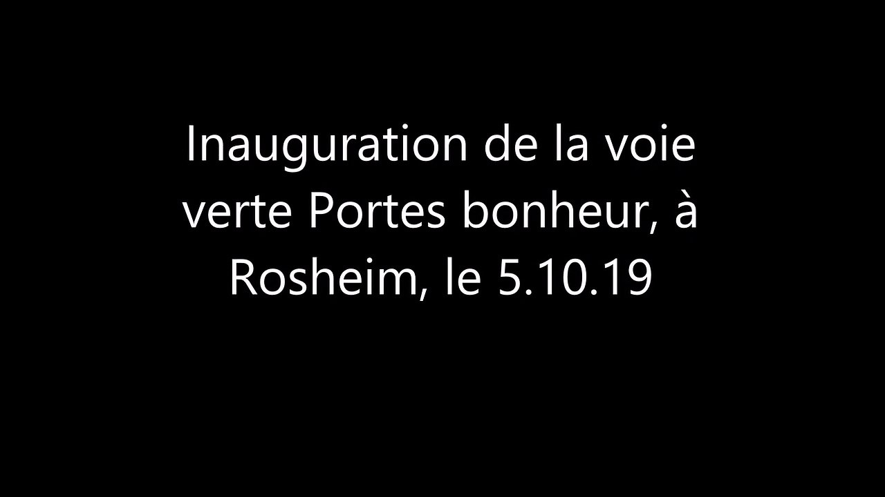 Inauguration de la voie verte