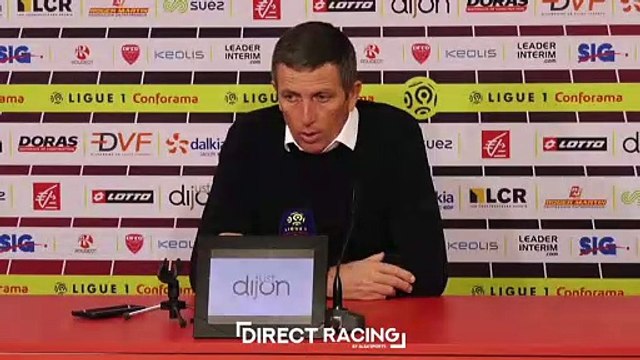 Thierry Laurey : La deuxième mi-temps est décevante, on a perdu le fil.